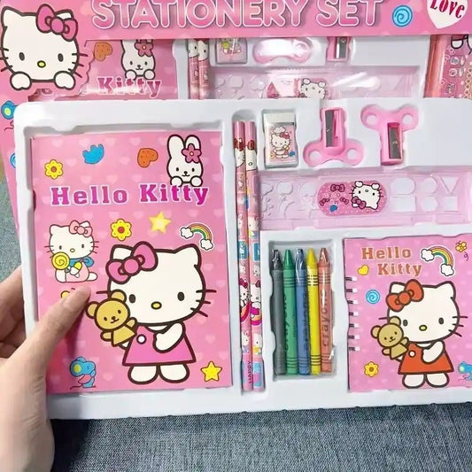 KIT COMPLETO PER SCUOLA E DISEGNO - Hello Kitty - BAZAR360