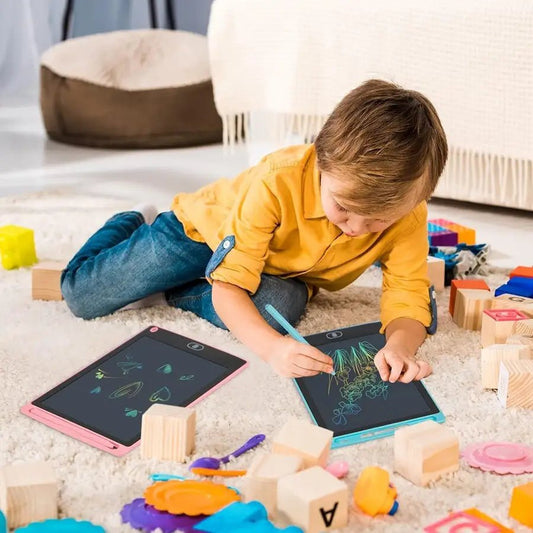 TAVOLETTA GRAFICA LCD 8.5” per Bambini – Scrivi, Disegna e Cancella con un Tocco - BAZAR360